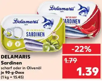 Kaufland DELAMARIS Sardinen Angebot