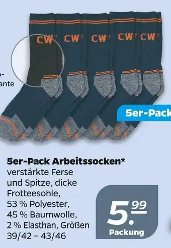 NETTO 5er-pack arbeitssocken Angebot