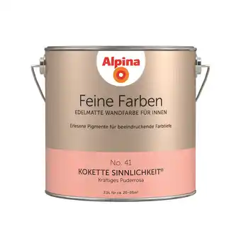toom Baumarkt Alpina Feine Farben 'Kokette Sinnlichkeit' rosa seidenmatt 2,5 l Angebot