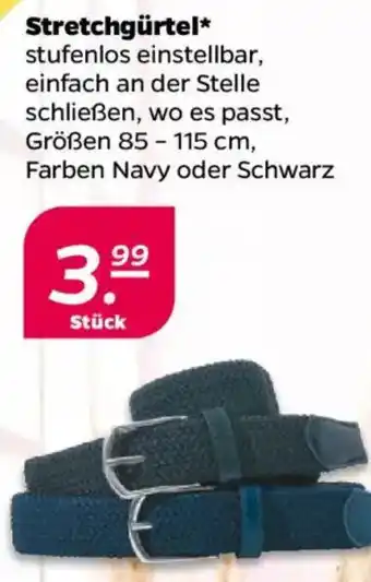 Netto Stretchgürtel Angebot