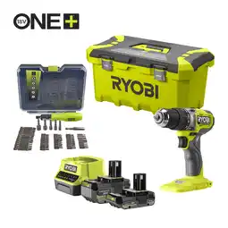toom Baumarkt Ryobi Akku-Schlagbohrschrauber 'ONE+ Brushless RPD18BL1-2C42S' 18 V mit 2 Akkus und Ladegerät Angebot