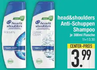 E-Center head&shoulders Anti-Schuppen Shampoo Angebot
