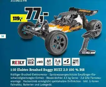 Conrad Reely 1:10 Eletro Brushed Buggy Buzz 2.0 100 % Rtr Angebot