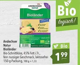 CITTI Markt Andechser Natur Bioländer Angebot