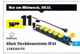 Conrad Renkforce 6fach Steckdosenleiste Ip44 Angebot