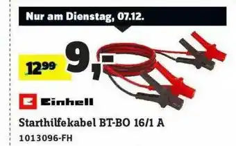 Conrad Einhell Starthilfekabel Bt-bo 16.1 A Angebot