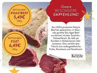 Edeka Zurheide Kettyle Beef Roastbeef Oder Filet Angebot