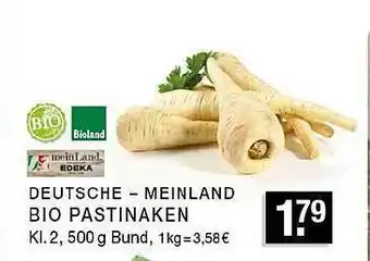 Edeka Zurheide Meinland Edeka Deutsche - Bio Pastinaken Angebot