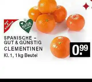 Edeka Zurheide Gut & Günstig Clementinen Angebot