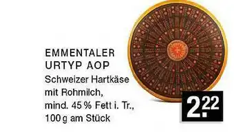 Edeka Zurheide Emmentaler Urtyp Aop Angebot