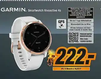 Expert Bening Garmin. Smartwatch Vivoactive 4s Angebot