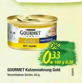 Floraland Gourmet Katzennahrung Gold Angebot