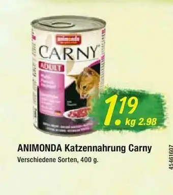 Floraland Animonda Katzennahrung Carny Angebot