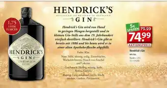 Getränkeland Hendrick's Gin Angebot