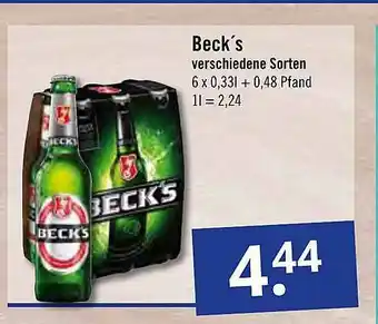 GetränkePartner Beck's Angebot