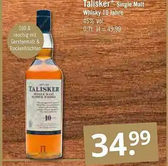 GetränkePartner Talisker Angebot