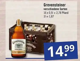 GetränkePartner Grevensteiner Angebot