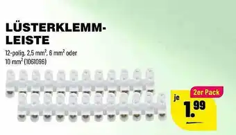 Leitermann Baumarkt Lüsterklemm Leiste Angebot