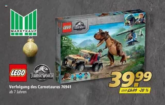 Lego Jurassic World Verfolgung Des Carnotaurus 76941 Angebot bei Marktkauf
