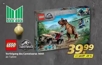 Marktkauf Lego Jurassic World Verfolgung Des Carnotaurus 76941 Angebot