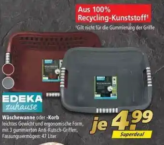 Marktkauf Edeka Zuhause Wäschewanne Oder -korb Angebot