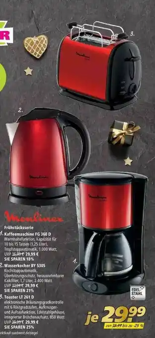 Marktkauf Moulinex Kaffeemaschine, Wasserkocher Oder Toaster Angebot