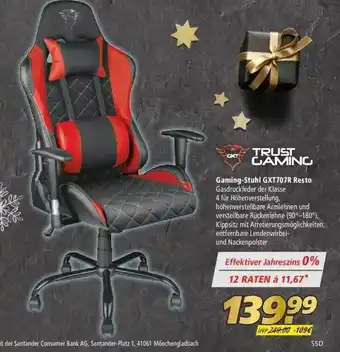 Marktkauf Trust Gaming Gaming-stuhl Gxt707r Resto Angebot