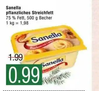 Marktkauf Sanella Pflanzliches Streichfett Angebot