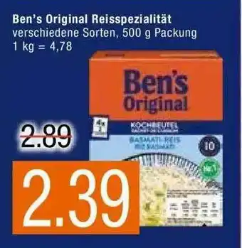 Marktkauf Ben's Original Reisspezialität Angebot