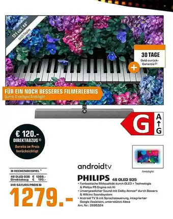 Saturn Philips 48 Oled 935 Angebot