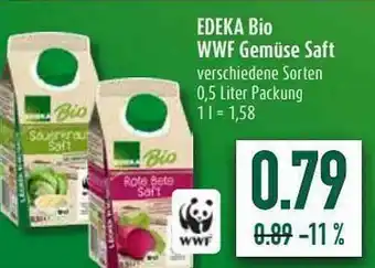 diska Edeka Bio Wwf Gemüse Saft Angebot