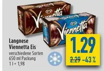 diska Langnese Viennetta Eis Angebot