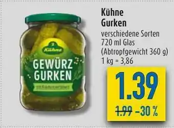 diska Kühne Gurken Angebot