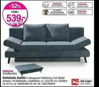 Opti Wohnwelt Schlafsofa Seattle Angebot