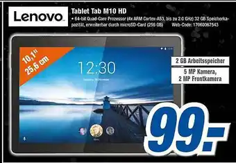 Expert Klein Lenovo Tablet Tab M10 Hd Angebot