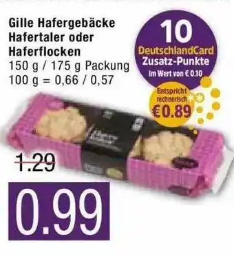 Marktkauf Gille Hafergebäcke Hafertaler Oder Haferflocken Angebot