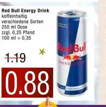 Marktkauf Red Bull Energy Drink Angebot