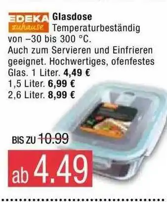 Marktkauf Edeka Zuhause Glasdose Angebot