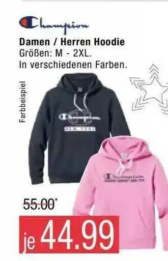 Marktkauf Champion Damen Oder Herren Hoodie Angebot