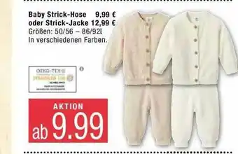 Marktkauf Baby Strick-hose Oder Strick-jacke Angebot