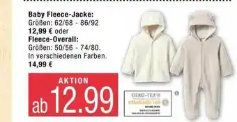 Marktkauf Baby Fleece-jacke Oder Fleece-overall Angebot