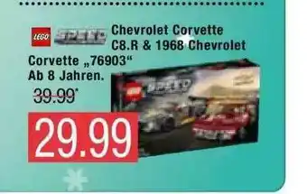 Marktkauf Lego Speed Chevrolet Corvette C8.r & 1968 Chevrolet Corvette „76903“ Angebot