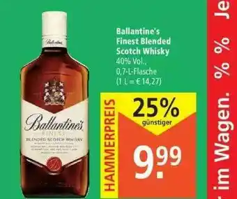 Marktkauf Ballantine's Finest Blended Scotch Whisky Angebot