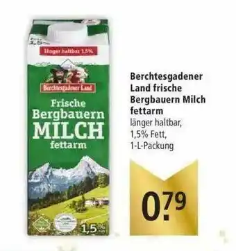 Marktkauf Berchtesgadener Land Frische Bergbauern Milch Fettarm Angebot