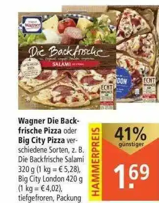 Marktkauf Wagner Die Backfrische Pizza Oder Big City Pizza Angebot