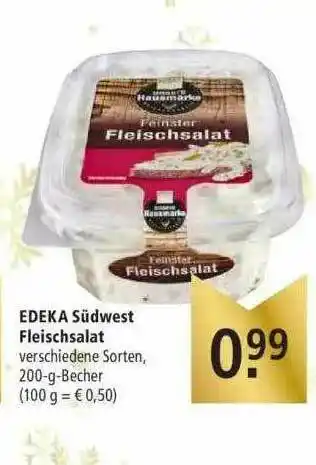 Marktkauf Edeka Südwest Fleischsalat Angebot