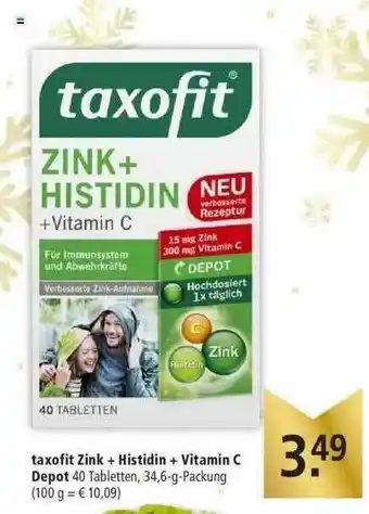 Marktkauf Taxofit Zink+histidin+vitamin C Angebot