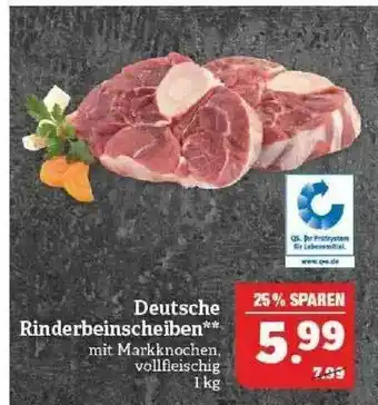 Marktkauf Deutsche Rinderbeinscheiben Angebot