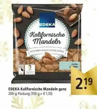 Marktkauf Edeka Kalifornische Mandeln Ganz Angebot