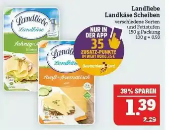 Marktkauf Landliebe Landkäse Scheiben Angebot